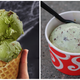 Salt & Straw promotional shot vs. actual: Don Bugito’s Creepy Crawly Critters ice cream